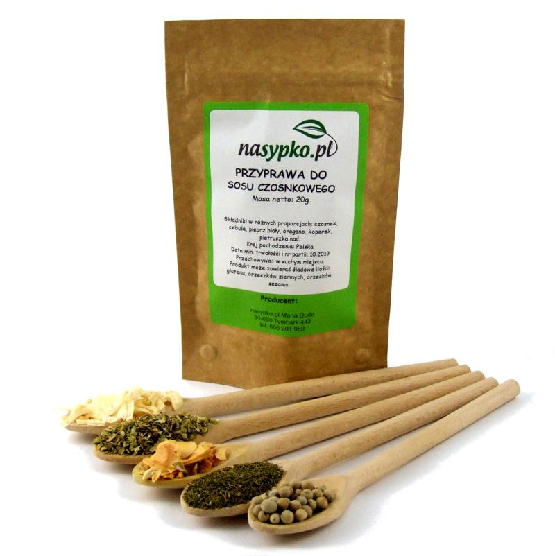 Przyprawy do sosu czosnkowego