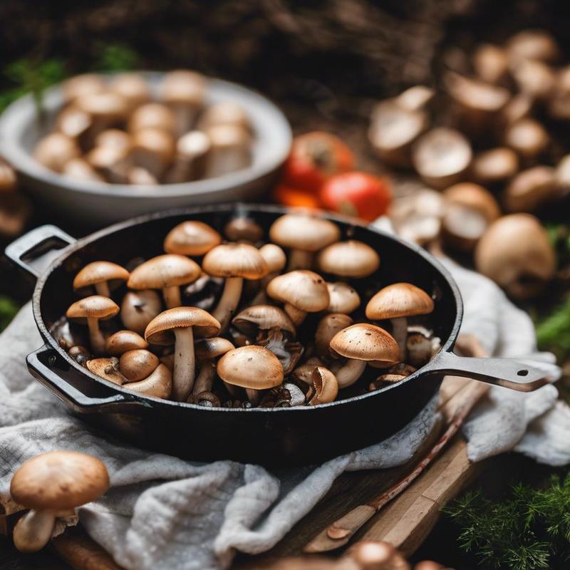 Przyprawianie pieczarek