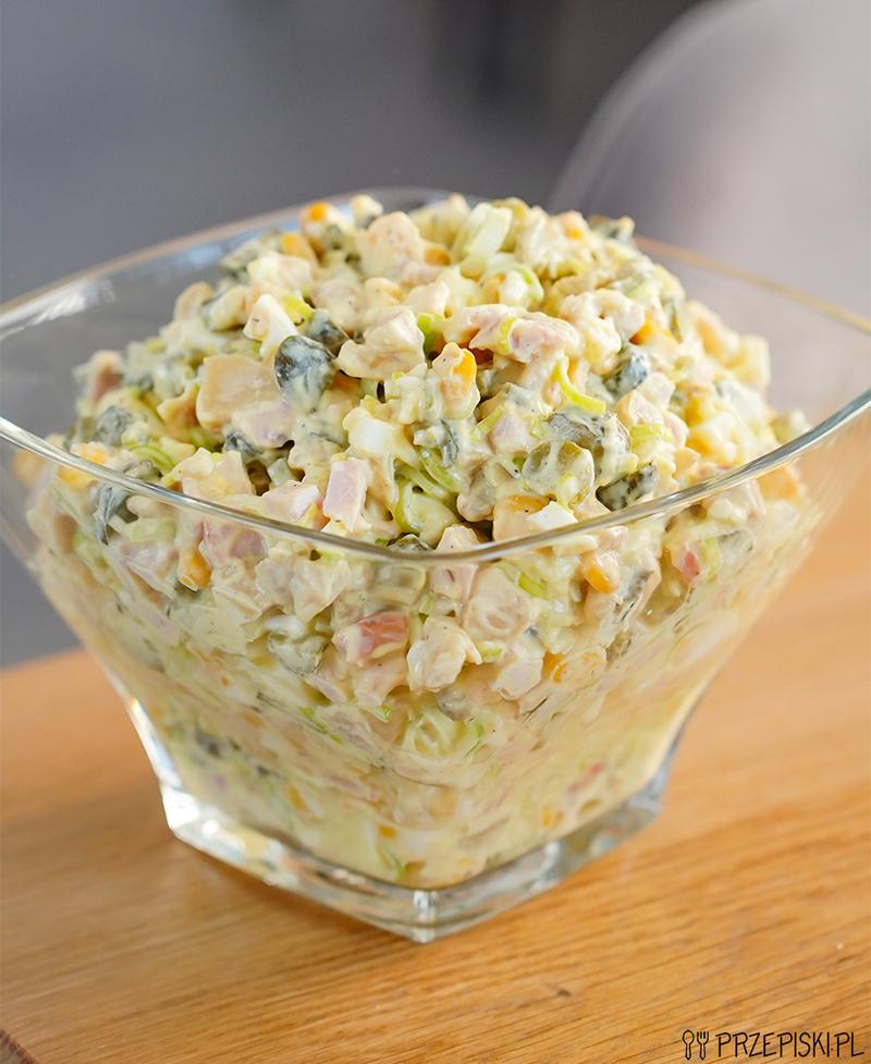 Sałatka z pora przepis