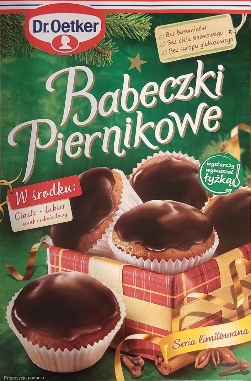Piernikowe babeczki świąteczne
