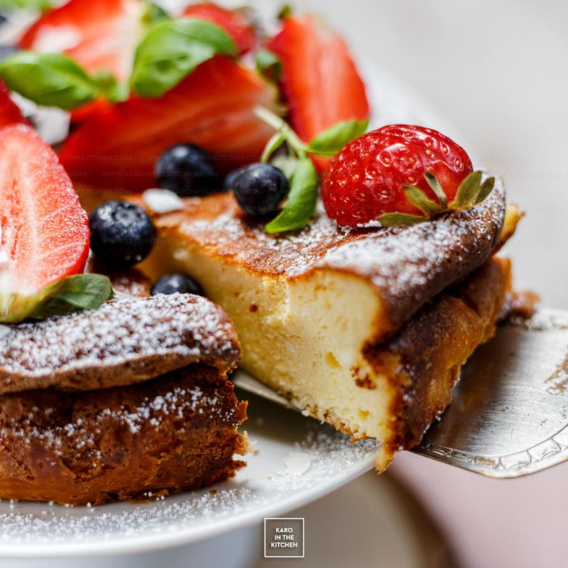 Sernik z ricotty na zimno