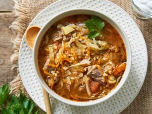 Ile kalorii kryje zupa kapuśniak z ziemniakami? Oto zaskakujące wartości!